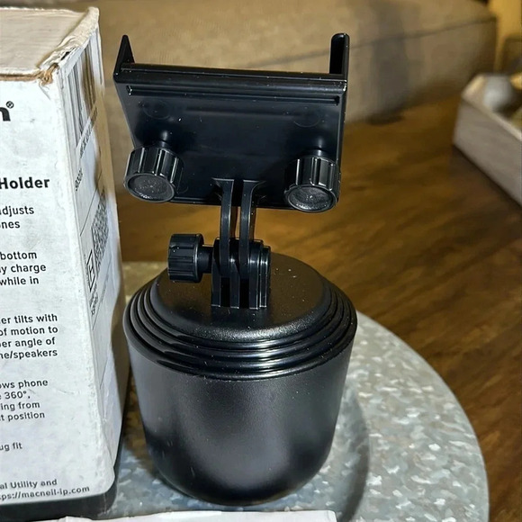 NWT WeatherTech CupFone Universal Portable Cell Phone Car Cup Holder Black - Picture 6 of 6